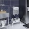 Amgood Stainless Steel Hands-Free Wall-Mounted Hand Sink 17 in. x 15 in. with Double Knee Valves, Faucet, and Side Splash Guards SINK HS-17KVSS-Z - alternate 5